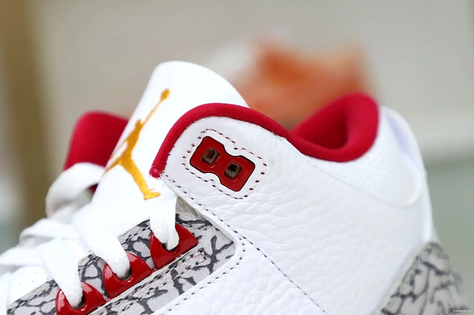 Retro Red(CT8532-126） Cardinal Jordan Air  Kimikick 3 0423
